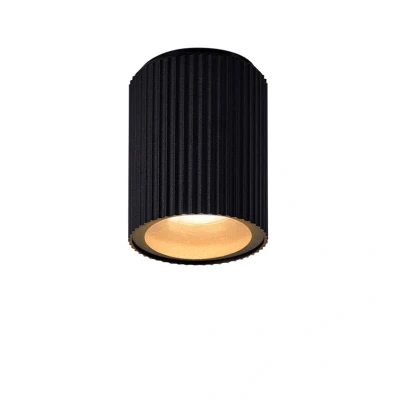 Image of Nordlux Kyklop Ripple Outdoor Ceiling Lamp Black