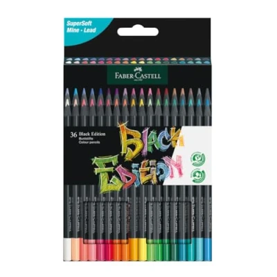Image of Faber Castell Black Editition 24 x Colour Pencils