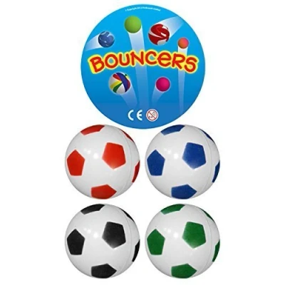 Image of 24 X Football Bouncy Bounce Jet Ball REFERENCE PBF094