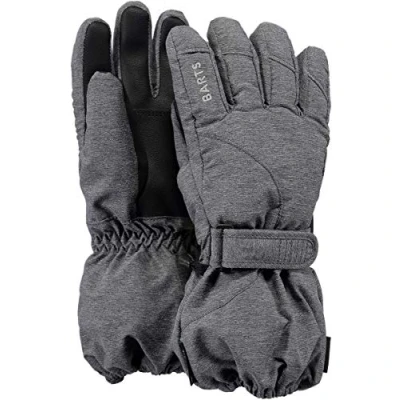 Image of Barts Kids Childrens Tec Waterpoof Gloves Dark Heather 6 8 Yrs