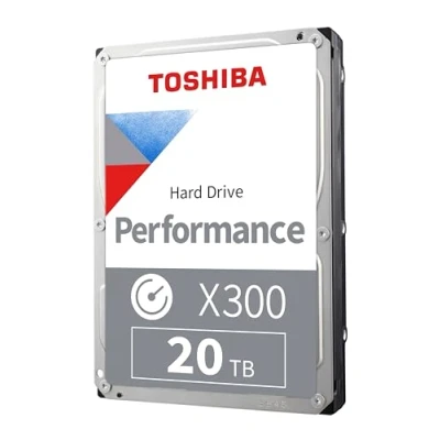 Image of Toshiba X300 20TB Performance &amp; Gaming 3.5 Inch Internal Hard Drive CMR SATA 6 GB/s 7200 RPM 512 MB Cache HDWR62AXZSTA