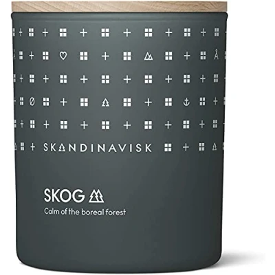 Image of Skandinavisk Skog &#039;Forest&#039; Mini Scented Candle. Fragrance Notes: Pine Needles and Fir Cones, Birch Sap Lily of The Valley. 65 g.