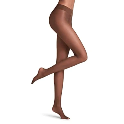Image of FALKE Women&#039;s Matt Deluxe 20 DEN W TI Sheer Plain 1 Pair Tights, Brown (Brenda 5179), S M