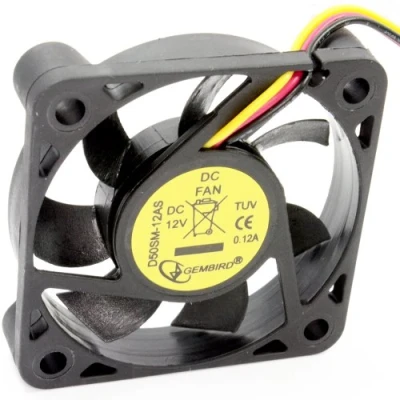 Image of Fan 50mm x 50 10mm 12V 0.12A Sleeve Bearing [3 pin]