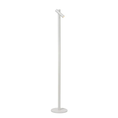 Image of Lucide Antrim LED floor lamp, white, 1 bulb, IP54, dimmable