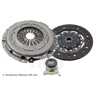 Image of 1866594, 1866594S1 Clutch BLUE PRINT ADF1230111 three piece with central slave cylinder, synthetic grease 241mm VOLVO: V50, S40 II