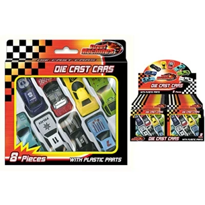 Image of MTS 8 Pcs Die Cast Racing Car Vehicle Play Set Cars Kids Boys Toy