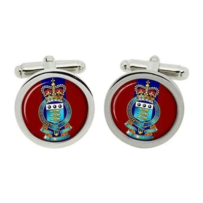 Image of Royal Army Ordnance Corps, British Cufflinks in Box