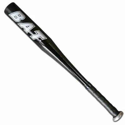 Image of &quot;Supershock 25 Inch Aluminum Alloy Baseball Bat Durable Thick Bar for Enhanced Performance (Black, 25&quot;)