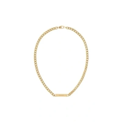 Image of Tommy Hilfiger Jewelry Men&#039;s Chain Necklace Yellow gold 2790578