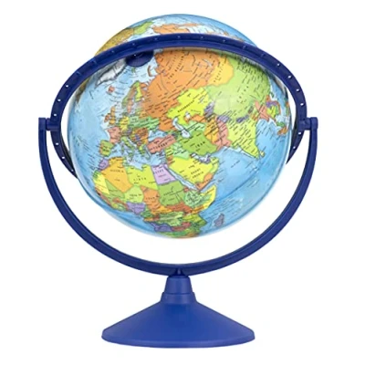 Image of TOPGLOBE 30cm Educational World Globe All direction 360 rotating Diameter