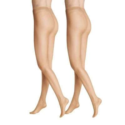 Image of Hudson Women&#039;s Simply 20 Doppelpack Tights, Beige (teint 0010), UK 12