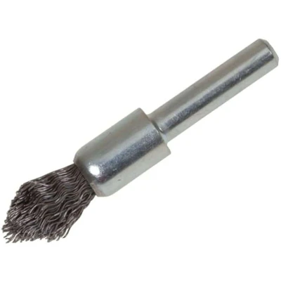 Image of Lessmann Pointed End Brush with Shank 12/60 x 20mm, 0.30 Steel Wire