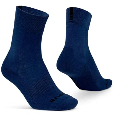 Image of GripGrab Thermo SL Padded Winter Cycling Socks Long High Cuff Cushioned Thermal Breathable Bicycle Hiking Walking Sock