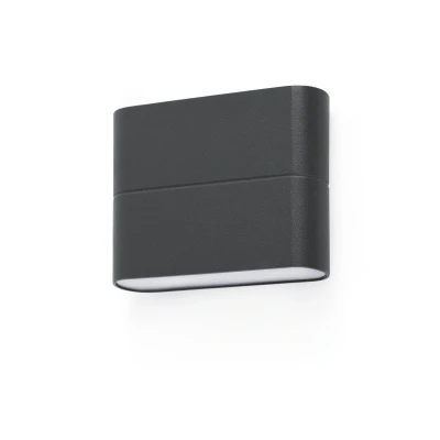 Image of Aday LED Outdoor Small Up Down Wall Light Dark Grey IP54