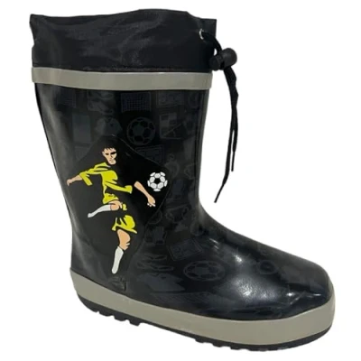 Image of sole london KIDS GIRLS INFANTS WATERPROOF BOYS RAIN WELLIES MUCKER DOT WELLINGTONS SPLASH BOOTS