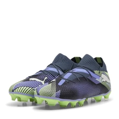 Image of Puma Future 7 PRO FG/AG Moulded stud football boots, Men&#039;s, Size: 8, Gray skies/white/fizzy apple Textile/synthetics