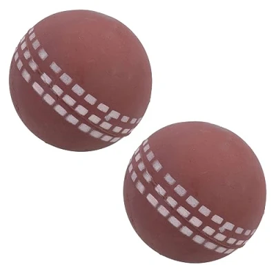 Image of AB Tools Dog Play Time Rubber Bouncy Small Cricket Ball Sports 6cm 2PK