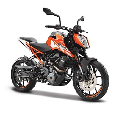 Image of Bburago KTM 250 Duke Motorbike 1:18 Scale Incredibly Detailed Die Cast Replica Collectible Motorcycle