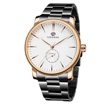 Image of FORSINING Men&#039;s Analog Automatic Wrist Watch Casual Stainless Steel for Men