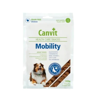 Image of Canvit Joint Supplements For Dogs With Glucosamine And Chondroitin High Strength Vitamin C, Pain Relief Grain Free Dog Treats Hip &amp; Care Adult Chicken Mobility 200g
