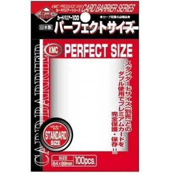 Image of KMC Perfect Size Trading Card Sleeves Deck Protectors Standard 64x89mm 10 Sets (10 Packs/total 1000 Sheets) Japan Import Made in