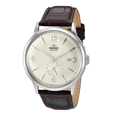 Image of Orient Men Analog Japanese Automatic Watch with Leather Strap RA AP0003S10A