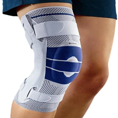 Image of BAUERFEIND GenuTrain S Pro, Knee Bandage, Left, Beige (Nature), Size 2