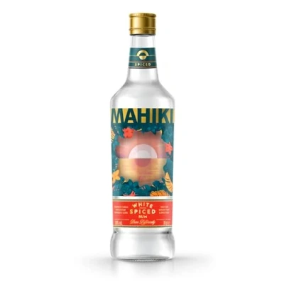 Image of MAHIKI White Spiced Rum 70cl, 38% ABV Tropical Caribbean