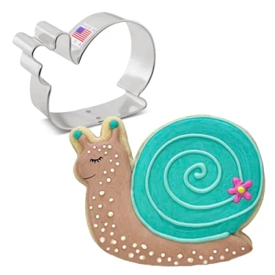 Image of Snail Cookie Cutter 8.3 cm, Made in USA by Ann Clark