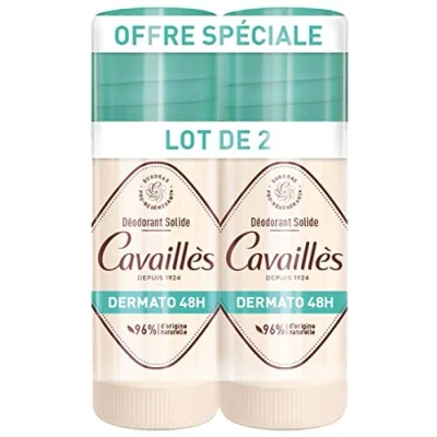 Image of Rogé Cavaillès Dermato Deodorant 48H Stick 2 x 40ml