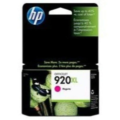 Image of HP 920XL Magenta High Yield Ink Cartridge 8ml for OfficeJet 6000/6500/7000/7500 CD973AE