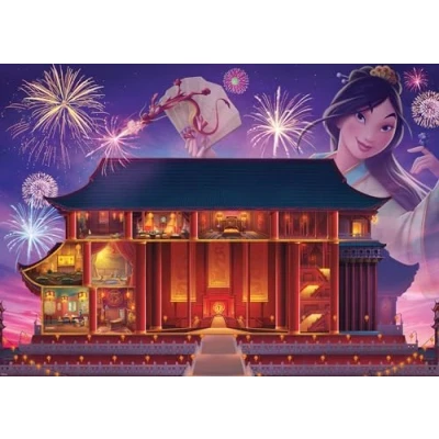 Image of Ravensburger Disney Castles Mulan 1000 Piece Jigsaw Puzzles for Adults and Kids Age 12 Years Up