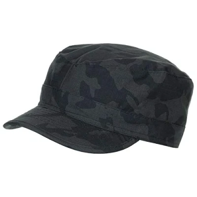 Image of MFH Men&#039;s Ripstop BDU Field Cap Night Camo Size S