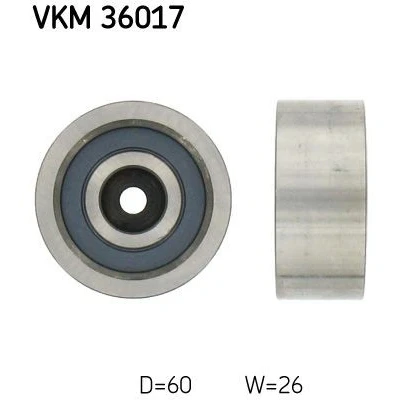 Image of 7701044676 Idler Pulley SKF VKM 36017 RENAULT: MASTER 2 Kasten, Bus, VAUXHALL: Movano Mk1
