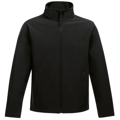 Image of Regatta Standout Mens Ablaze Printable Softshell Jacket (Black) Size 3XL