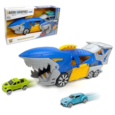 Image of xwin sportseries Kids Shark Truck Toy Big Car for Children Educational Learning Fun Set Boys &amp; Girls Gift Toddlers Birthday