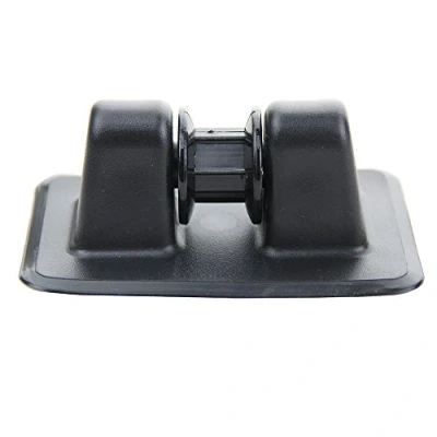Image of Mangobuy PVC Anchor Tie off Patch Holder Wheel Bow Roller for Boating Inflatable Boats Kayaks Dinghy (Black)