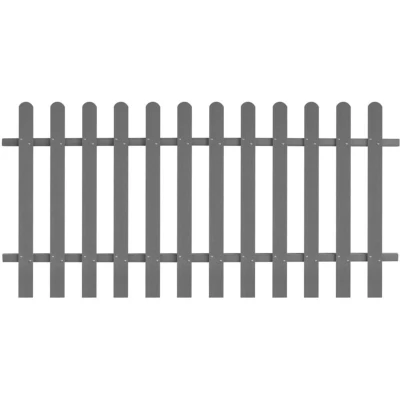 Image of vidaXL Picket Fence WPC 200x100 cm