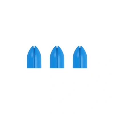 Image of LSTYLE Dart Flight Accessory: Shell Lock Punch Rings for Paper/Foldable Flights Blue