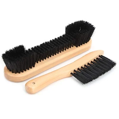 Image of VGEBY Pool Table Brush Set, Wooden Billiards Cleaning Tool Kit 9in Billiard Rail and 8.5in
