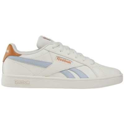Image of Reebok Women&#039;s Court Retro Sneaker, Chalk/TER/PALBLU, 4 UK