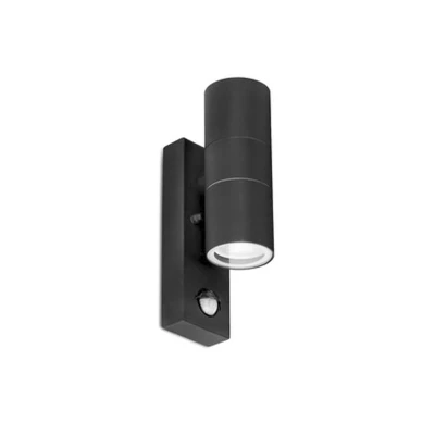 Image of Aurora Up/Down PIR Wall Light Black
