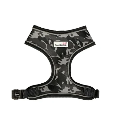 Image of Doodlebone Airmesh Harness, Smokey Camo, 4 5