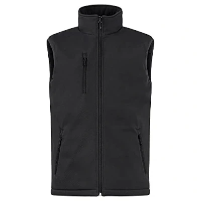Image of CliQue Mens Softshell Padded Gilet (M) (Black)