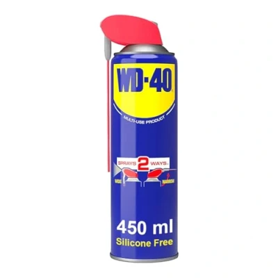 Image of WD 40 Multi Use Smart Straw 450ml Spray Aerosol Can Clean Rust Lubricant, blue
