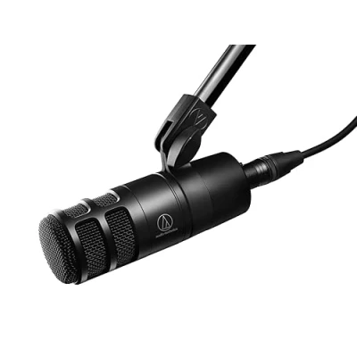 Image of Audio Technica 2040 Hypercardioid Dynamic Podcast Microphone Black