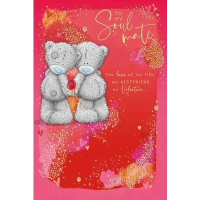Image of Me To You Bear My Soulmate Valentine&#039;s Day Card