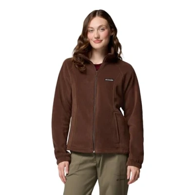 Image of Columbia Women&#039;s Benton Springs Full Zip, Zip Fleece Jacket, Tobacco, XXL