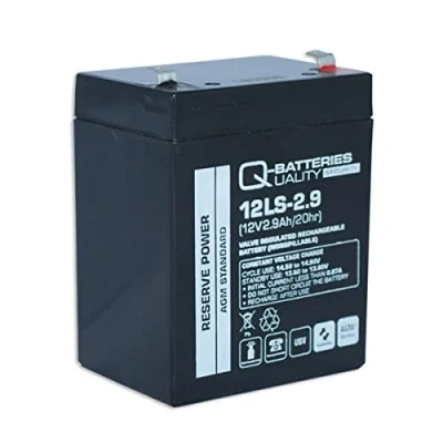 Image of Q Batteries 12LS 2.9 12V 2.9Ah Lead Fleece Battery AGM VRLA